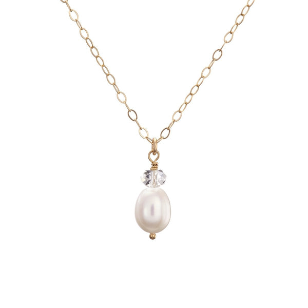 ネックレス・ペンダント wing bling 14k Reel U Ribbon Swarl Pearl Necklace wing bling 14k Reel U Ribbon Swarl Pearl Necklace