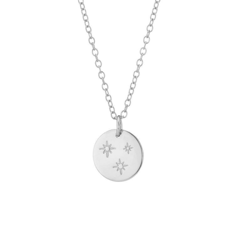 Trio of stars pendant silver - Lulu + Belle Jewellery