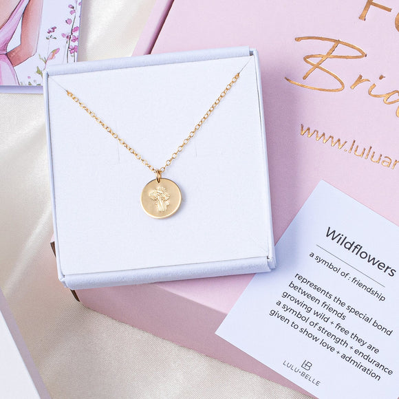 wildflower bridesmaid box lulu and belle 
