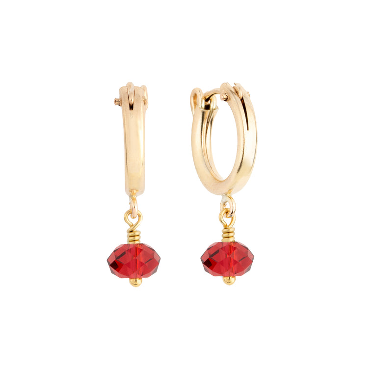 january birthstone hoop earrings gold 