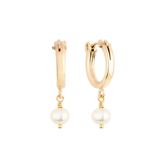 june birthstone hoop earrings in gold 