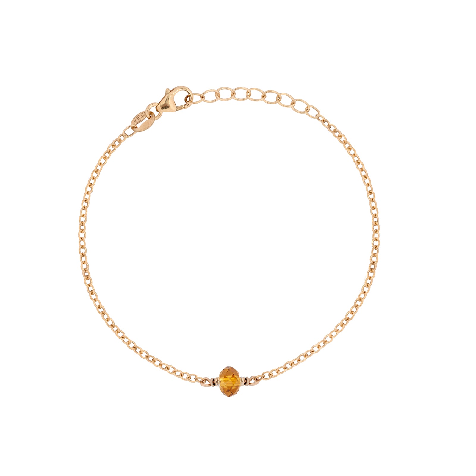 november birthstone bracelet gold 