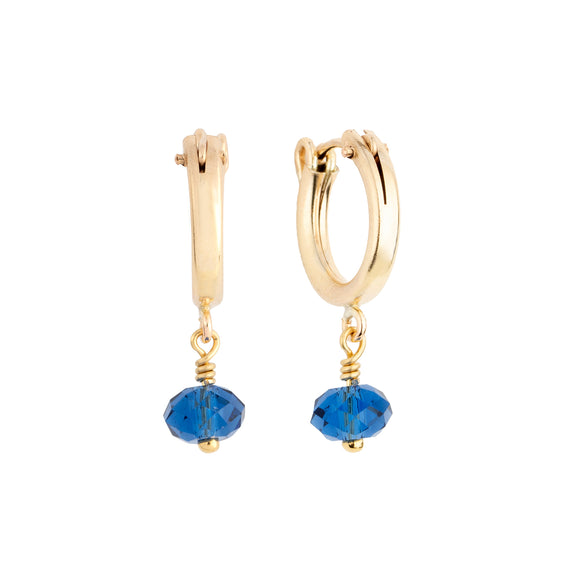september birthstone hoop earrings sapphire 