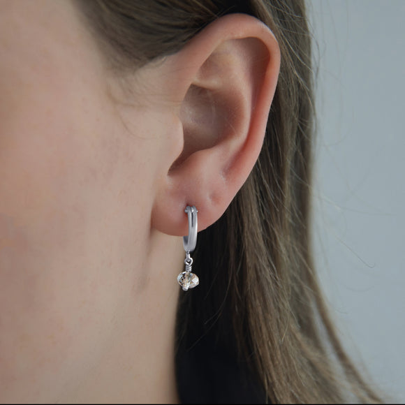 april birthstone hoop earrings silver 