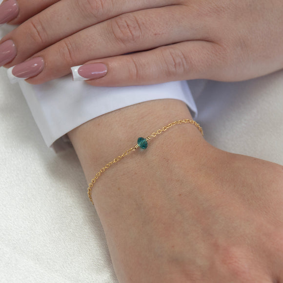 december birthstone bracelet gold 