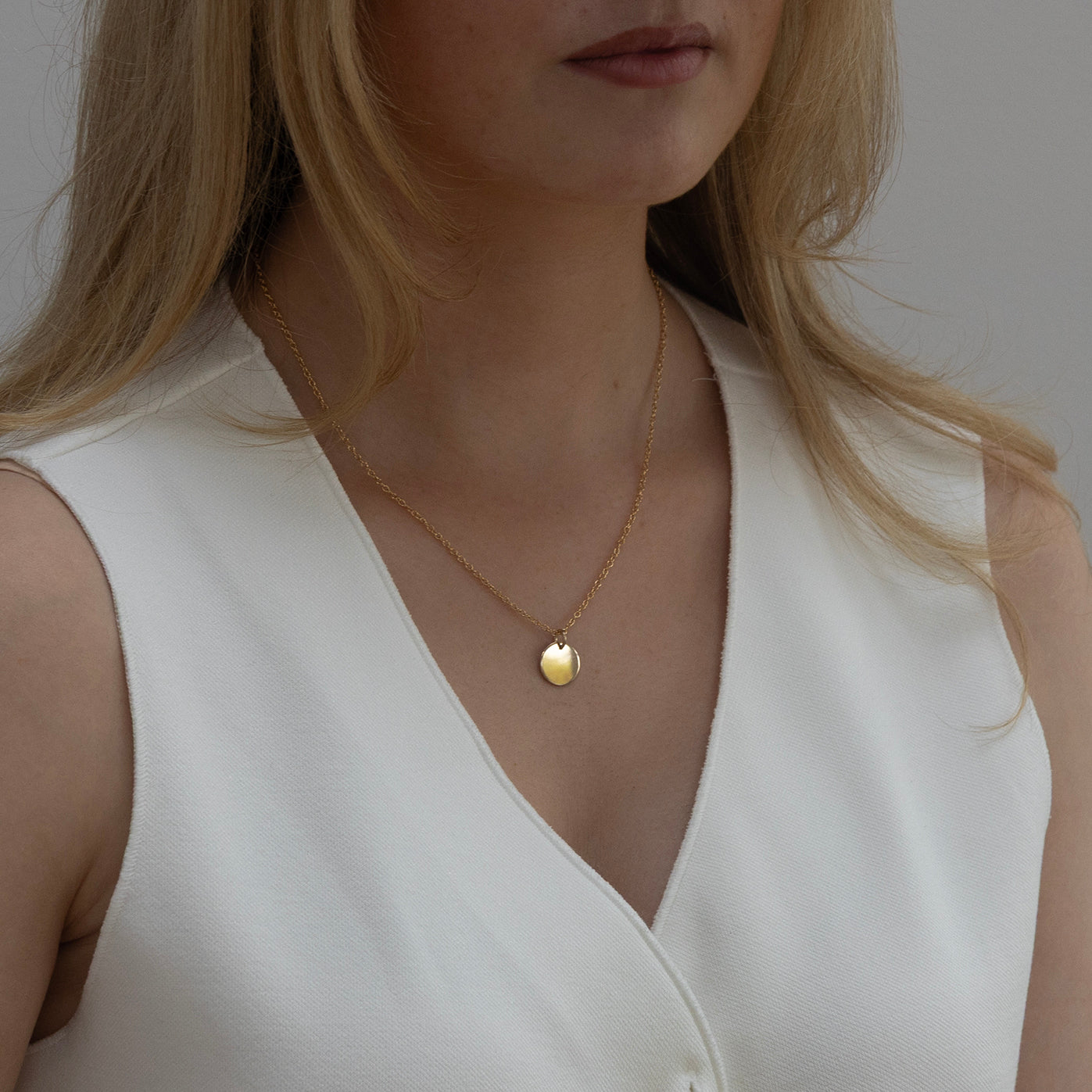 12mm gold disc
