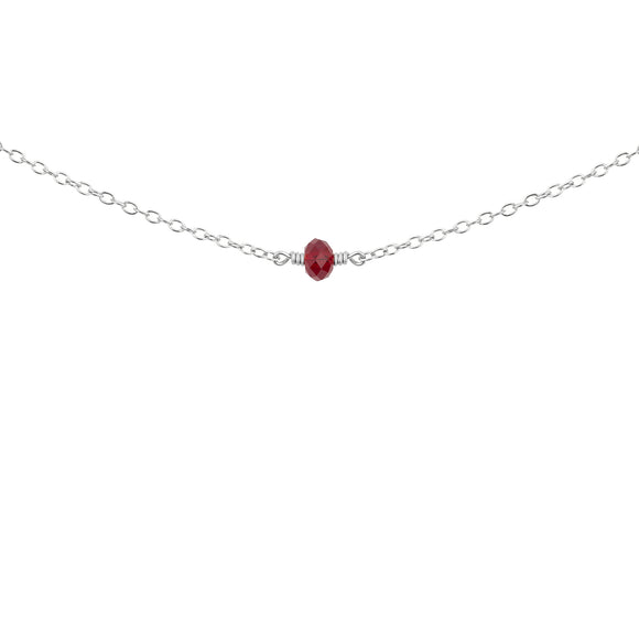 july birthstone necklace sterling silver 