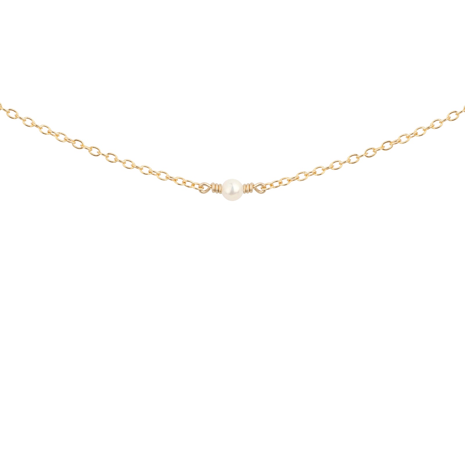 june birthstone necklace gold freshwater pearl 