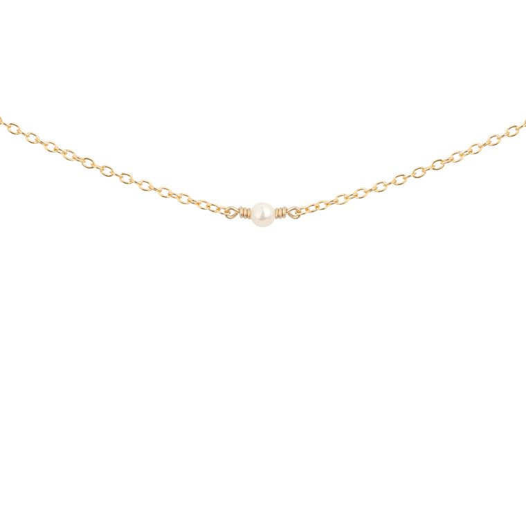 june birthstone necklace gold freshwater pearl 