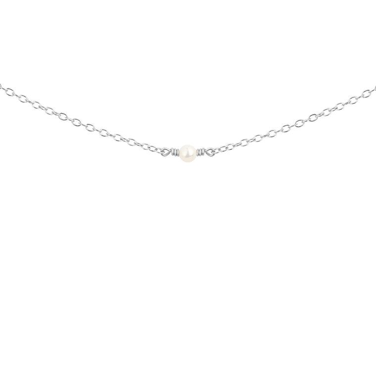 june birthstone necklace silver 
