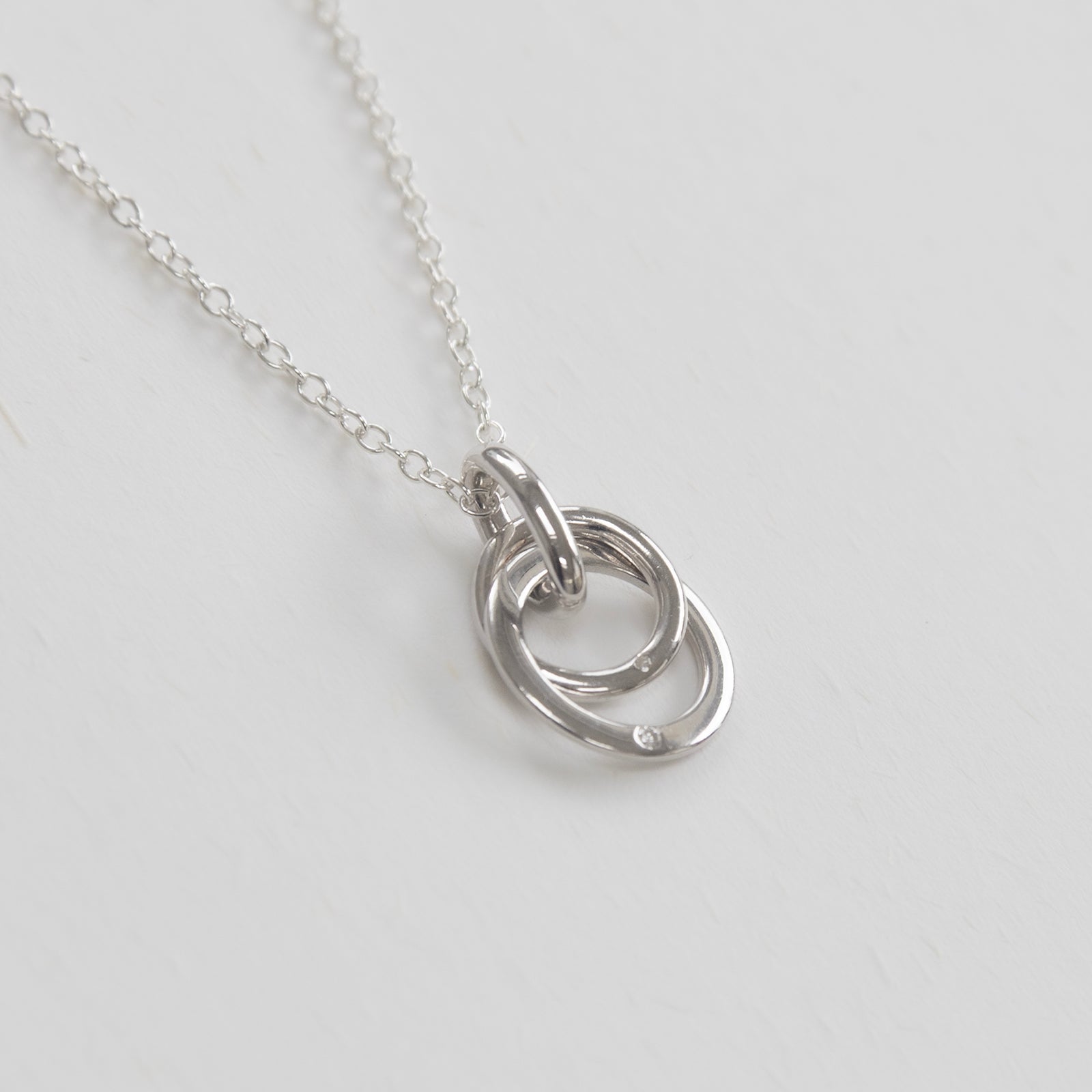 kindred interlocking circles necklace flatlay