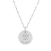 Personalised Paw Necklace Silver