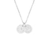 engraved silver date and initial necklace lulu and belle 