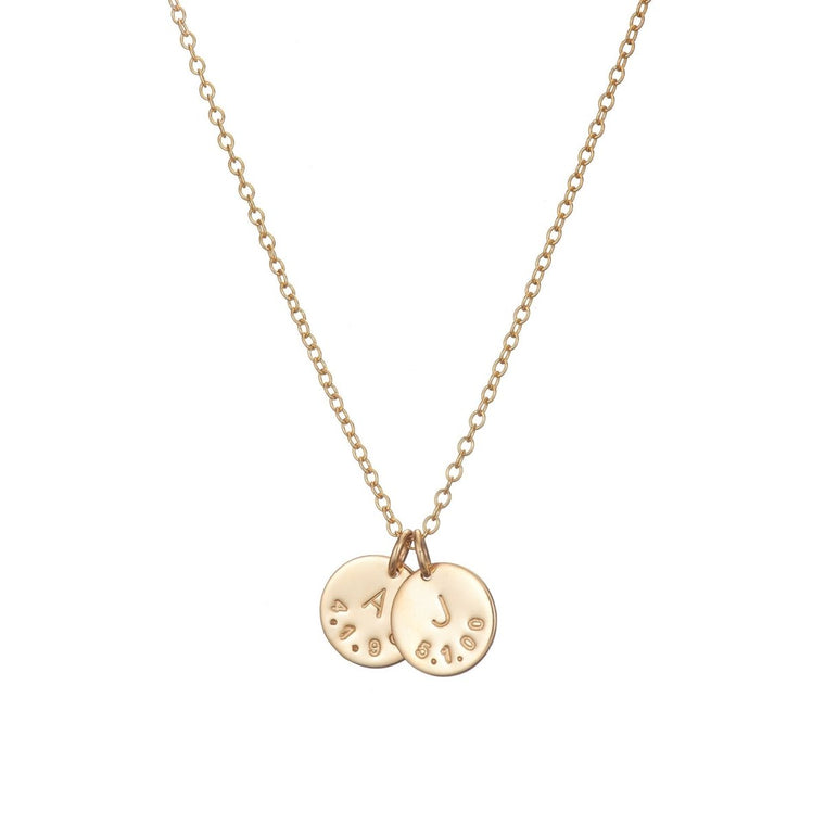 1 additional Gold Date Disc - Lulu + Belle Jewellery