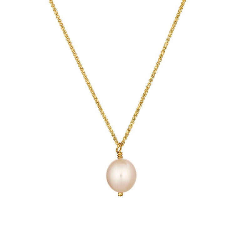 9kt Gold Freshwater Pearl Necklace - Lulu + Belle Jewellery
