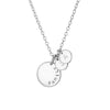 Add four 8 mm discs silver - Lulu + Belle Jewellery