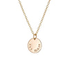 Add One Stamped Edge Disc Gold - Lulu + Belle Jewellery