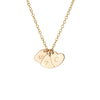 Add two gold heart charm - Lulu + Belle Jewellery
