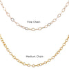 Add two medium gold chains - Lulu + Belle Jewellery