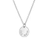 Add two stamped edge name disc silver - Lulu + Belle Jewellery