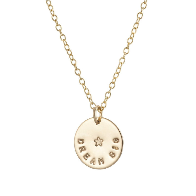 Affirmation personalised necklace gold - Lulu + Belle Jewellery