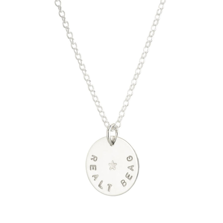 Affirmation personalised necklace silver - Lulu + Belle Jewellery