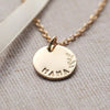 Botanical Mama Necklace Gold - Lulu + Belle Jewellery