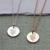 Cosmos Flower Necklace Silver - Lulu + Belle Jewellery