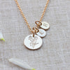 Daffodil Flower Necklace Gold - Lulu + Belle Jewellery