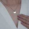 Dainty 9kt Solid Gold Initials Necklace - Lulu + Belle Jewellery