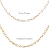 Dainty Gold Initial Necklace - Lulu + Belle Jewellery
