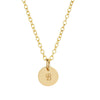 Dainty Gold Initial Necklace Script - Lulu + Belle Jewellery