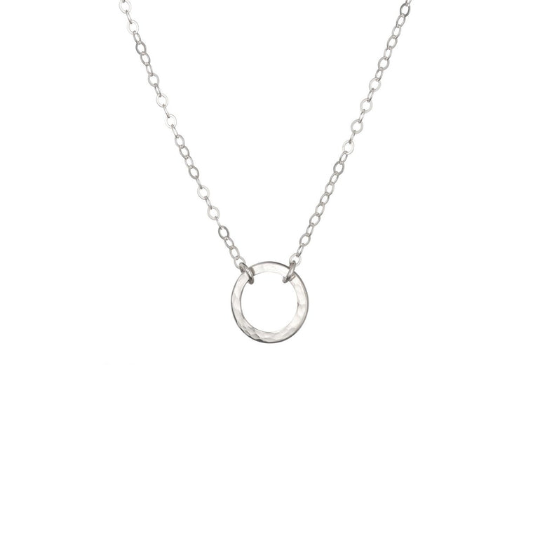 Dainty Silver Karma Necklace - Lulu + Belle Jewellery