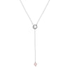 Freshwater Pearl Lariat Silver - Lulu + Belle Jewellery