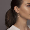 Gold Karma Drop Earrings - Lulu + Belle Jewellery