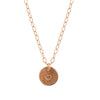 Gold Layered Necklace with Disc and Karma - Lulu + Belle Jewellery