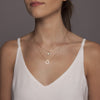 Gold Layered Necklace with Disc and Karma - Lulu + Belle Jewellery