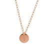 Gold Layered Necklace with Disc and Karma - Lulu + Belle Jewellery