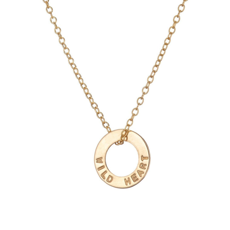 Gold Message Personalised Necklace - Lulu + Belle Jewellery