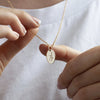 Gold oval star sign necklace - Lulu + Belle Jewellery