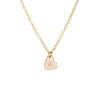 Gold personalised heart necklace - Lulu + Belle Jewellery