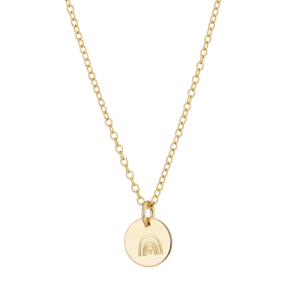 Gold rainbow necklace - Lulu + Belle Jewellery