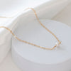 GRACE Suspended Single Pearl Necklace Gold or Silver - Lulu + Belle Jewellery