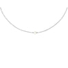 GRACE Suspended Single Pearl Necklace Gold or Silver - Lulu + Belle Jewellery