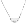 Half Moon Silver or Gold Name Necklace - Lulu + Belle Jewellery