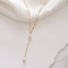 HANNAH Pearl Drop Necklace Gold or Silver - Lulu + Belle Jewellery