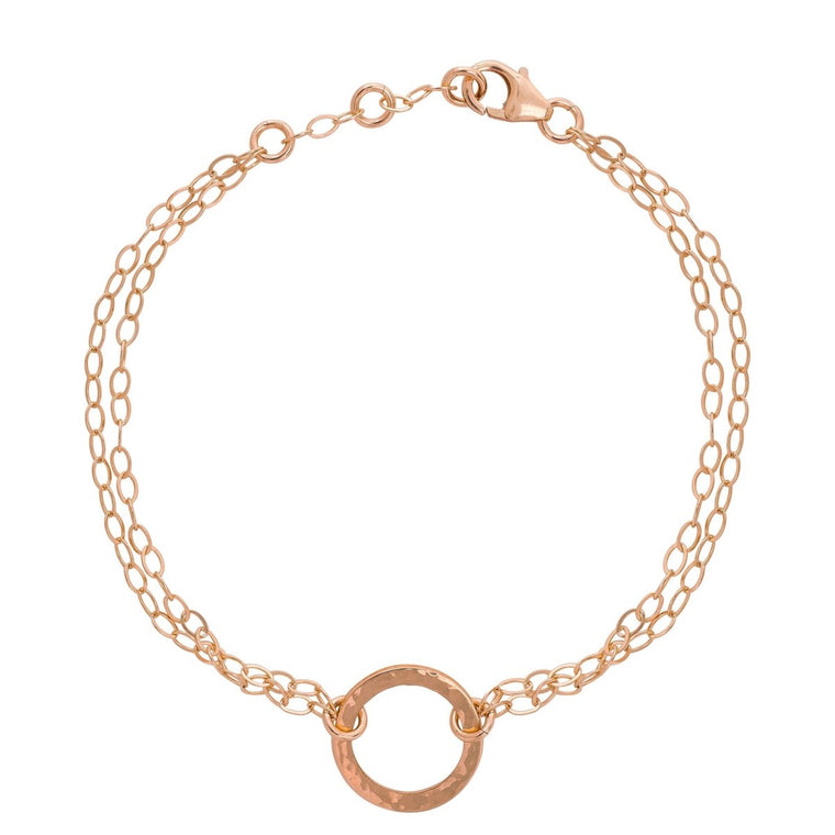 Karma Disc Bracelet in Gold - Lulu + Belle Jewellery