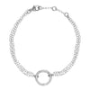 Karma Disc Bracelet in Silver - Lulu + Belle Jewellery