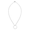 Large Silver Karma Necklace - Lulu + Belle Jewellery