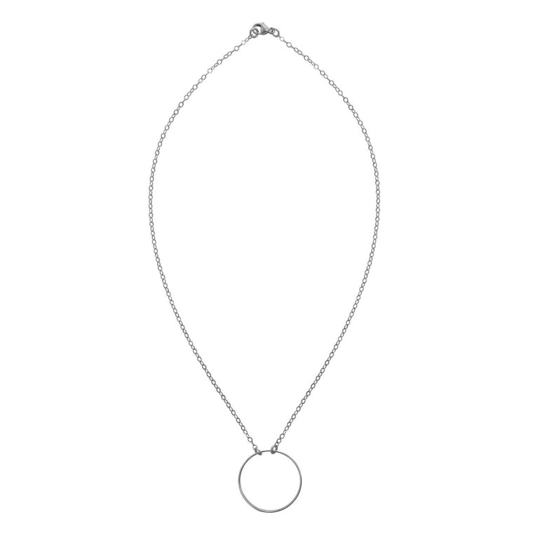 Large Silver Karma Necklace - Lulu + Belle Jewellery